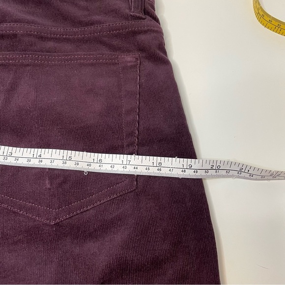 Club Monaco Super Slim Fit Corduroy Pants Burgundy - Picture 10 of 15